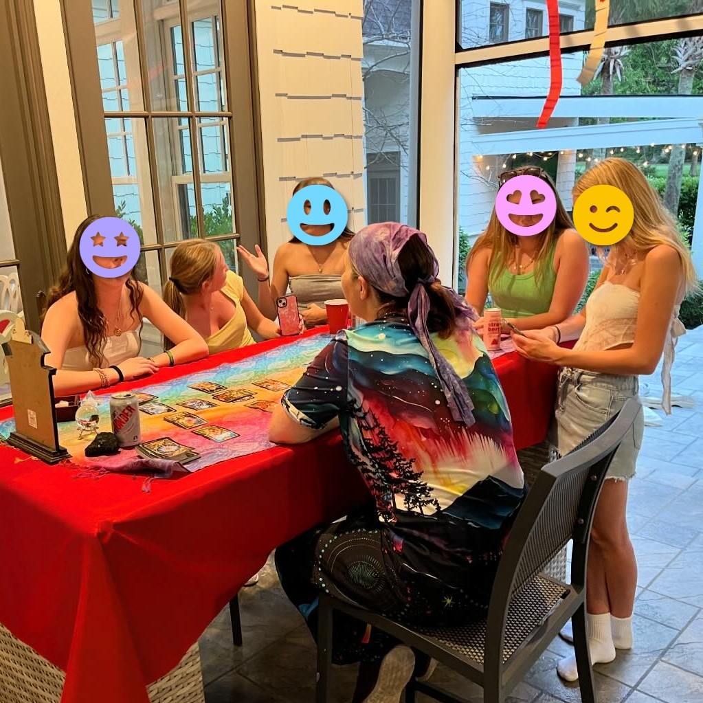 Savannah coastal tarot parties near Tybee Island for group celebrations