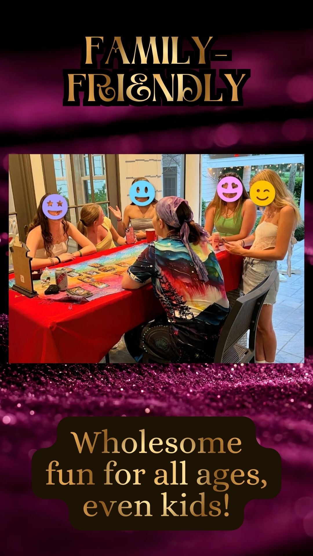 Let's party, Charleston! James Island & John's Island Tarot Reader for Bachelorette Parties, Girls' Night, Birthdays in the South Carolina Lowcountry